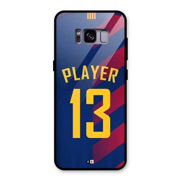 Player Thirteen Glass Back Case for Galaxy S8