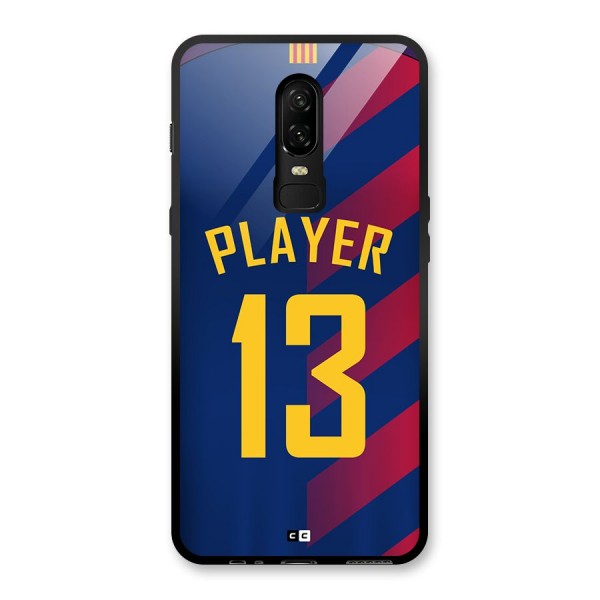 Player Thirteen Glass Back Case for OnePlus 6