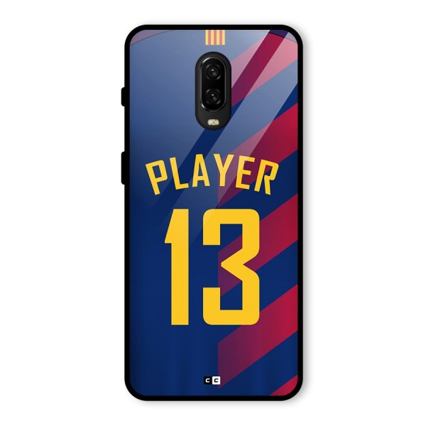 Player Thirteen Glass Back Case for OnePlus 6T