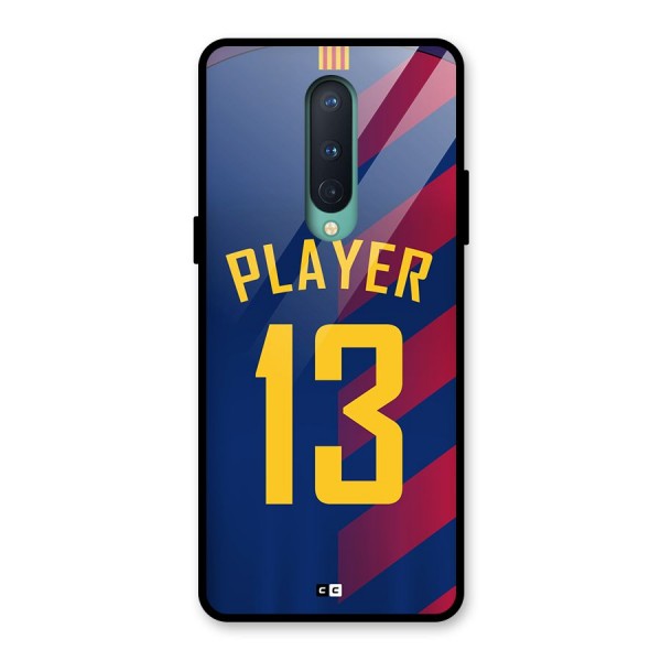 Player Thirteen Glass Back Case for OnePlus 8