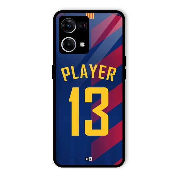 Player Thirteen Glass Back Case for Oppo F21 Pro 4G