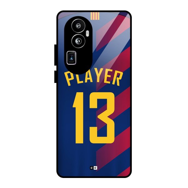 Player Thirteen Glass Back Case for Oppo Reno10 Pro Plus