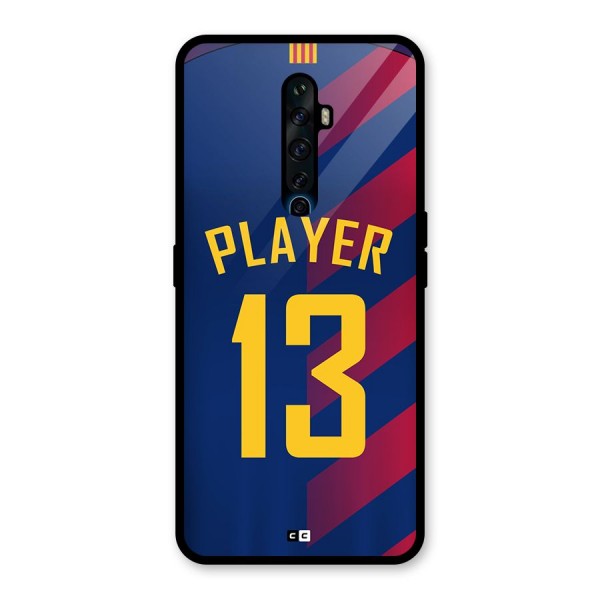 Player Thirteen Glass Back Case for Oppo Reno2 F