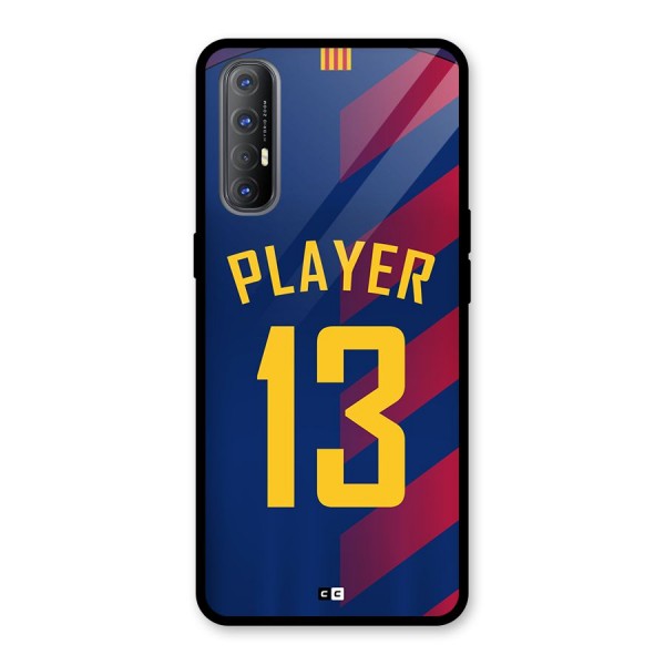 Player Thirteen Glass Back Case for Oppo Reno3 Pro