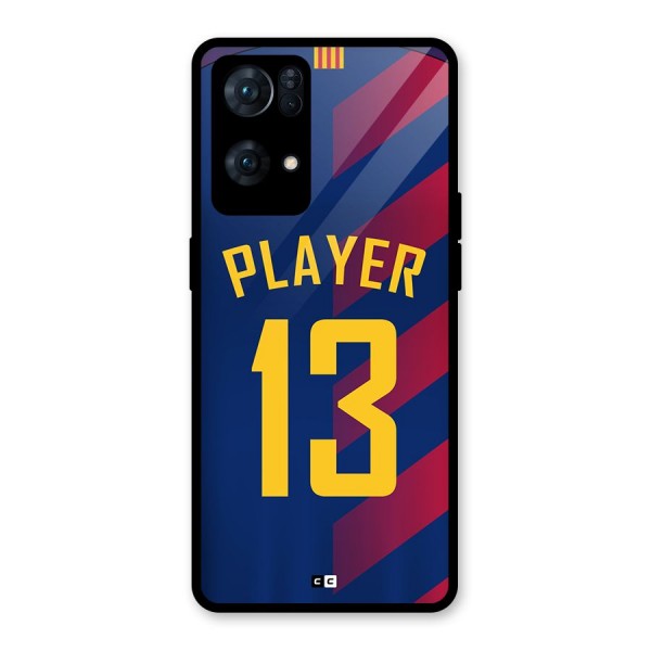 Player Thirteen Glass Back Case for Oppo Reno7 Pro 5G