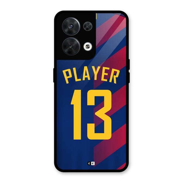 Player Thirteen Glass Back Case for Oppo Reno8 5G