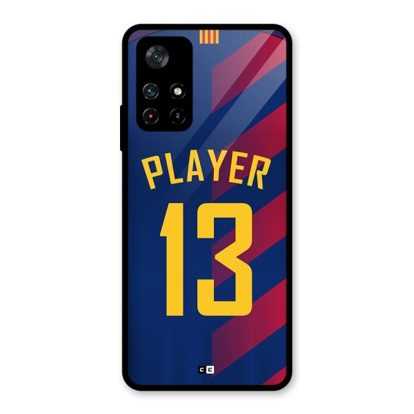 Player Thirteen Glass Back Case for Poco M4 Pro 5G