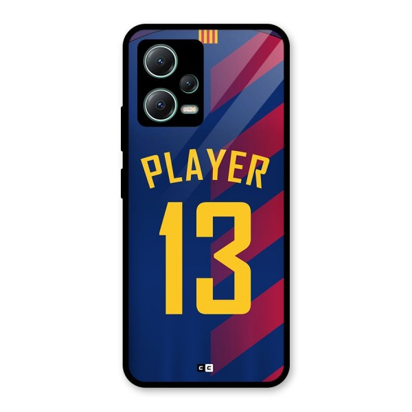 Player Thirteen Glass Back Case for Poco X5