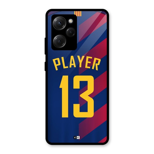 Player Thirteen Glass Back Case for Poco X5 Pro