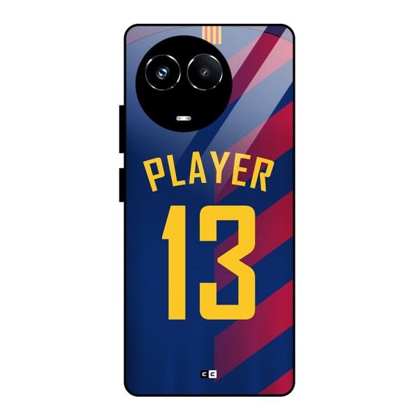 Player Thirteen Glass Back Case for Realme 11X