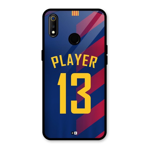 Player Thirteen Glass Back Case for Realme 3i