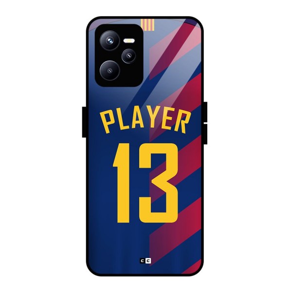 Player Thirteen Glass Back Case for Realme C35