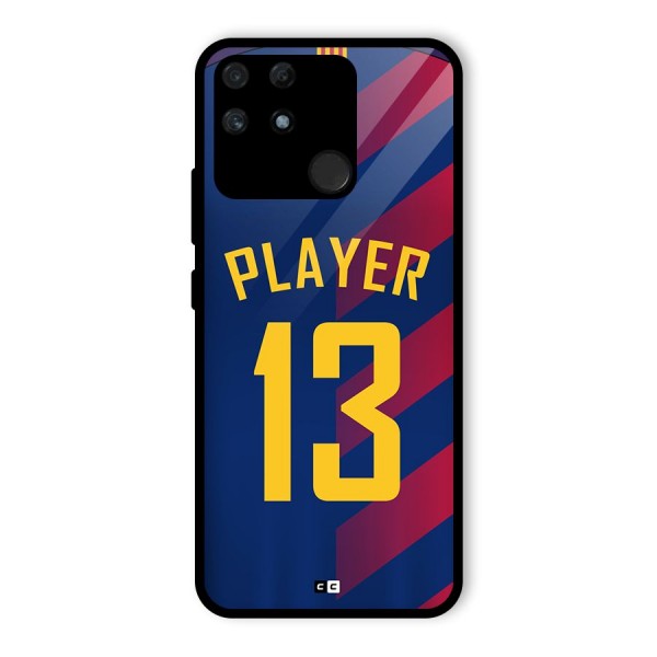 Player Thirteen Glass Back Case for Realme Narzo 50A