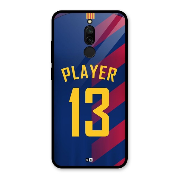 Player Thirteen Glass Back Case for Redmi 8