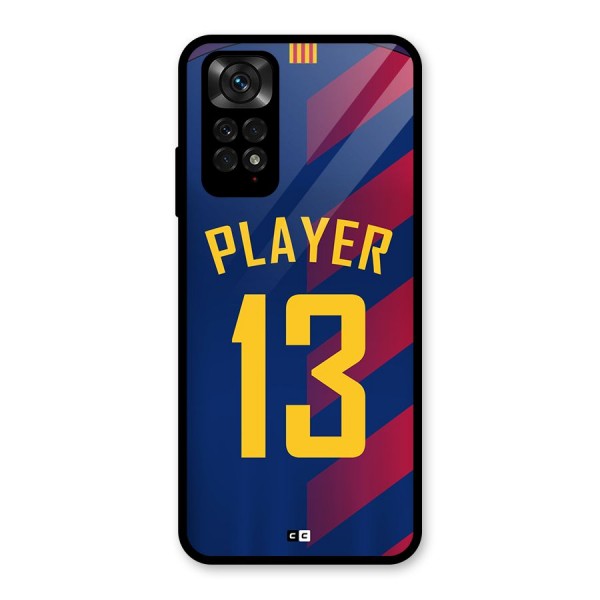 Player Thirteen Glass Back Case for Redmi Note 11S