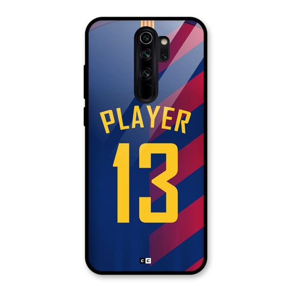 Player Thirteen Glass Back Case for Redmi Note 8 Pro