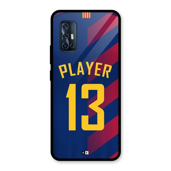 Player Thirteen Glass Back Case for Vivo V17