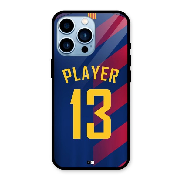 Player Thirteen Glass Back Case for iPhone 13 Pro