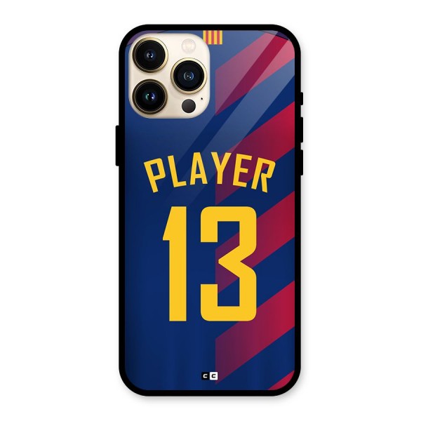 Player Thirteen Glass Back Case for iPhone 13 Pro Max