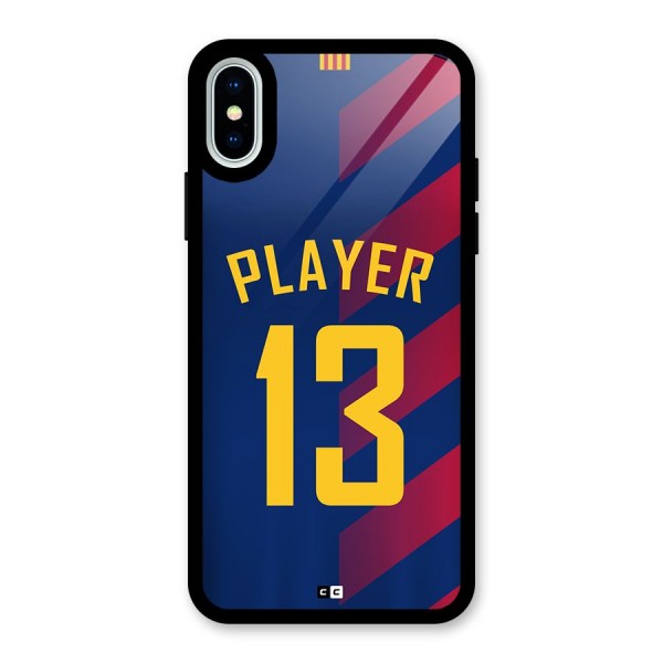 Player Thirteen Glass Back Case for iPhone X