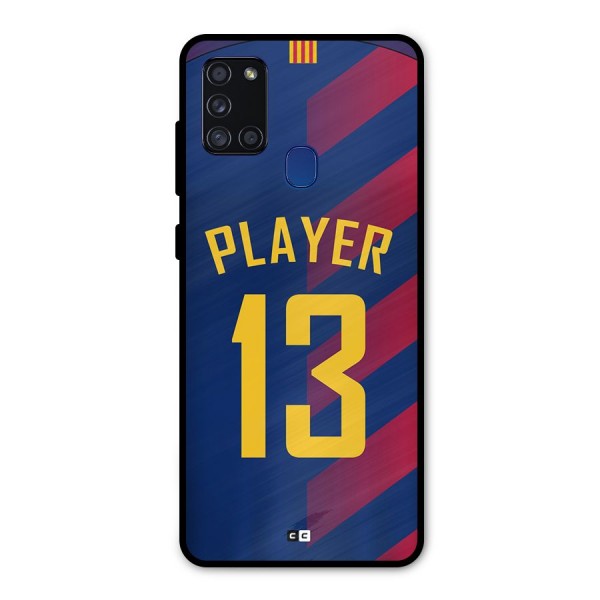 Player Thirteen Metal Back Case for Galaxy A21s