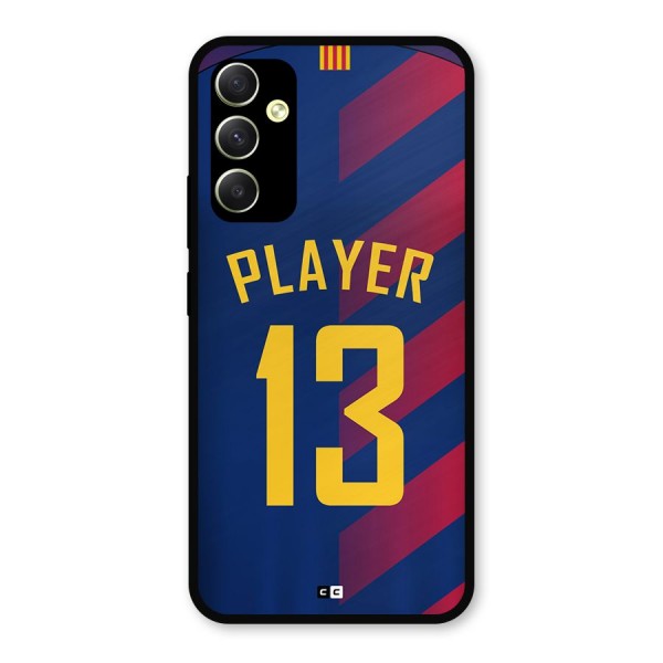 Player Thirteen Metal Back Case for Galaxy A34