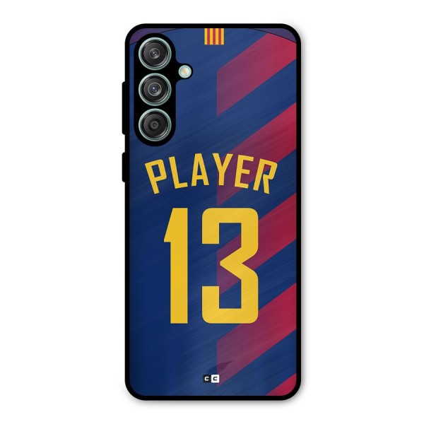 Player Thirteen Metal Back Case for Galaxy M55 5G