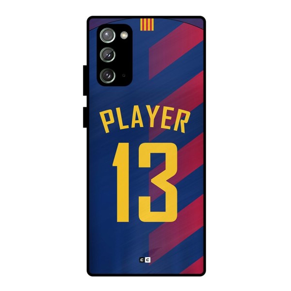 Player Thirteen Metal Back Case for Galaxy Note 20