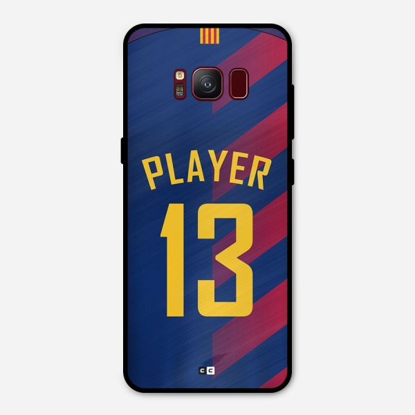 Player Thirteen Metal Back Case for Galaxy S8