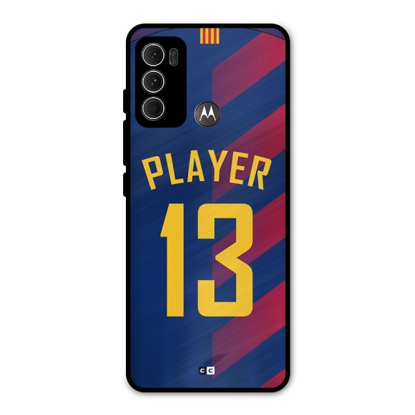 Player Thirteen Metal Back Case for Moto G60