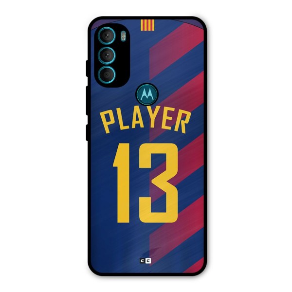 Player Thirteen Metal Back Case for Moto G71 5G