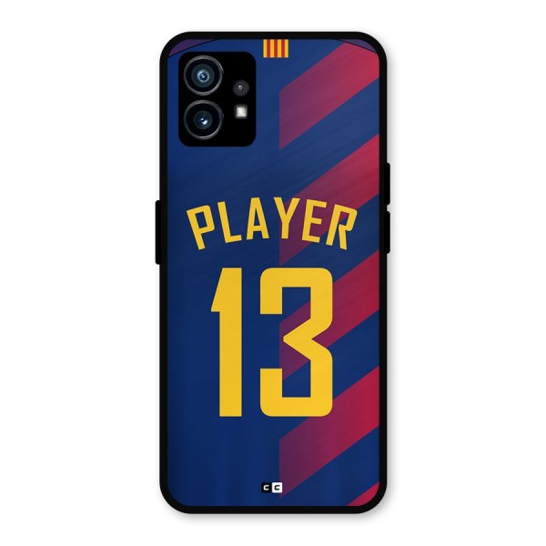 Player Thirteen Metal Back Case for Nothing Phone 1