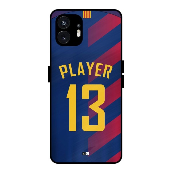 Player Thirteen Metal Back Case for Nothing Phone 2