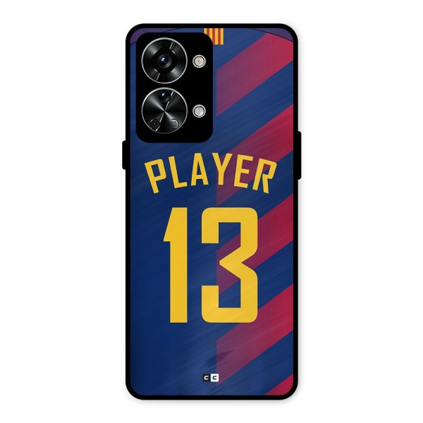 Player Thirteen Metal Back Case for OnePlus Nord 2T