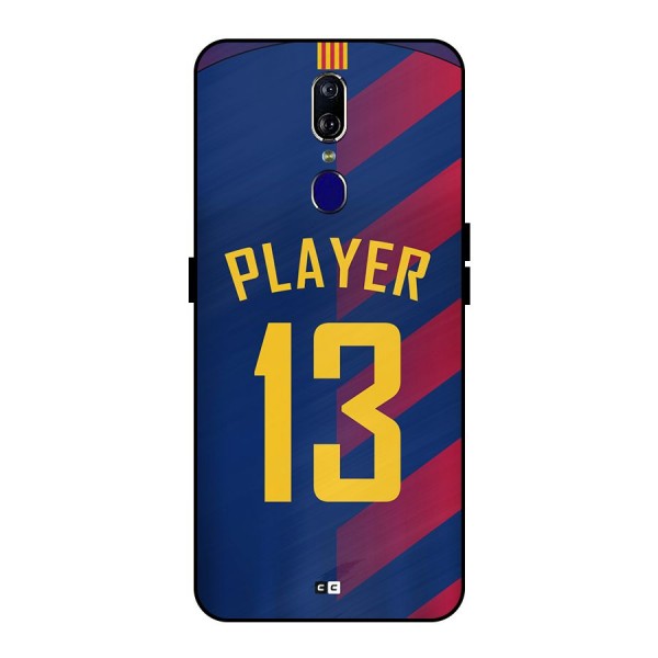 Player Thirteen Metal Back Case for Oppo F11