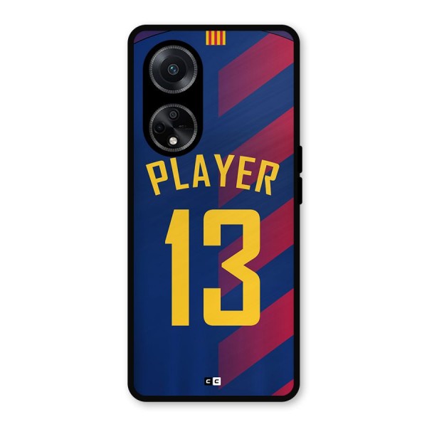 Player Thirteen Metal Back Case for Oppo F23