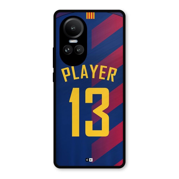 Player Thirteen Metal Back Case for Oppo Reno10