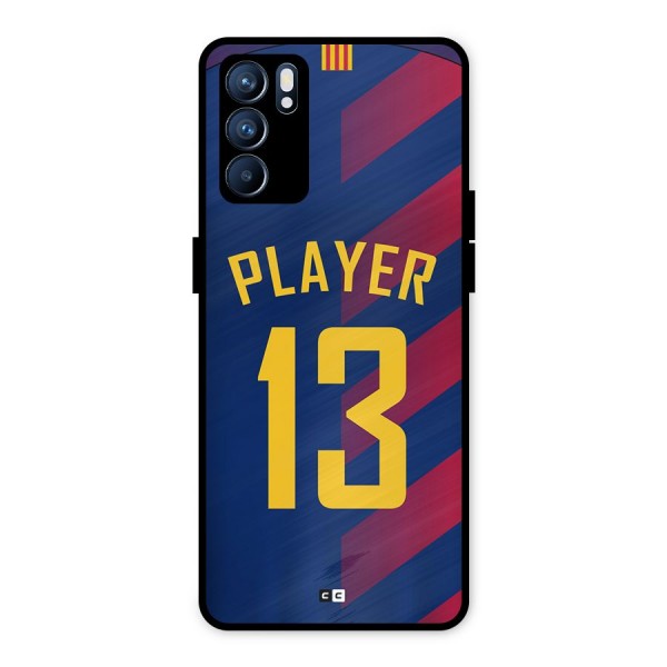 Player Thirteen Metal Back Case for Oppo Reno6 5G