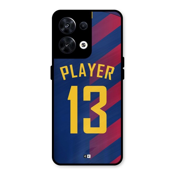 Player Thirteen Metal Back Case for Oppo Reno8 5G