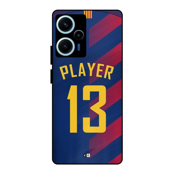 Player Thirteen Metal Back Case for Poco F5