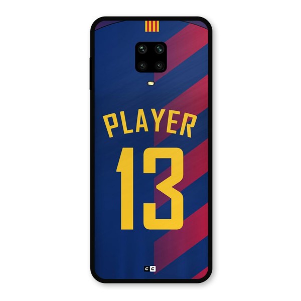 Player Thirteen Metal Back Case for Poco M2