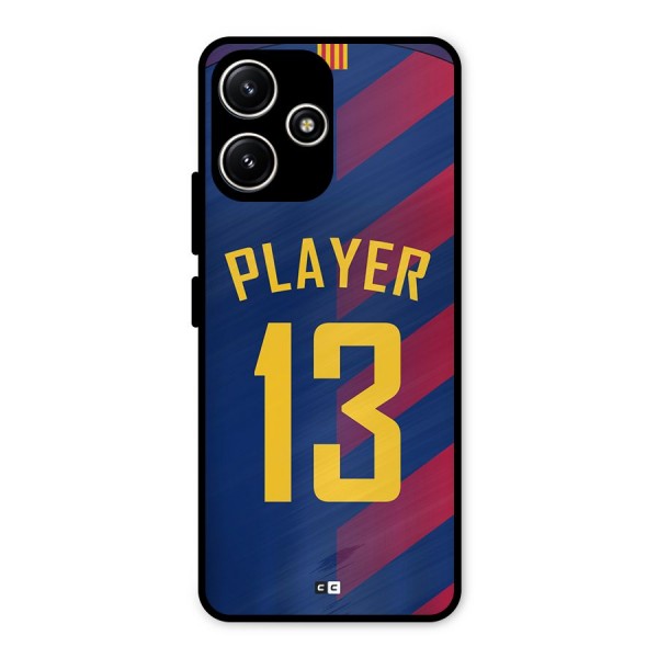 Player Thirteen Metal Back Case for Poco M6 Pro