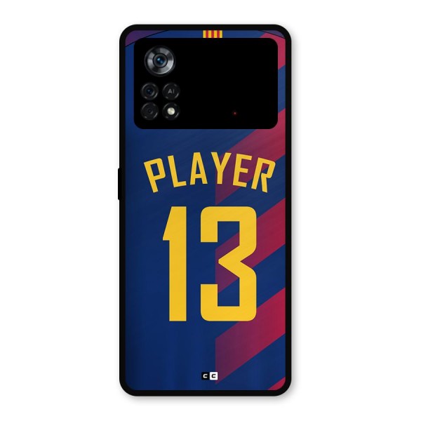 Player Thirteen Metal Back Case for Poco X4 Pro 5G