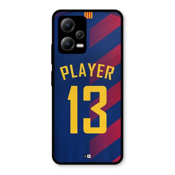 Player Thirteen Metal Back Case for Poco X5