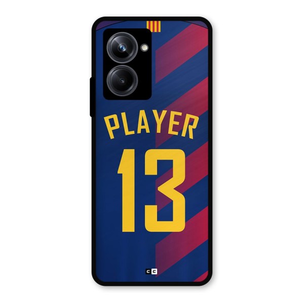 Player Thirteen Metal Back Case for Realme 10 Pro