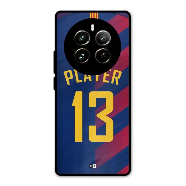 Player Thirteen Metal Back Case for Realme 12 Pro