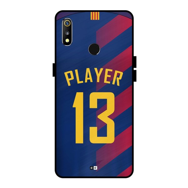 Player Thirteen Metal Back Case for Realme 3