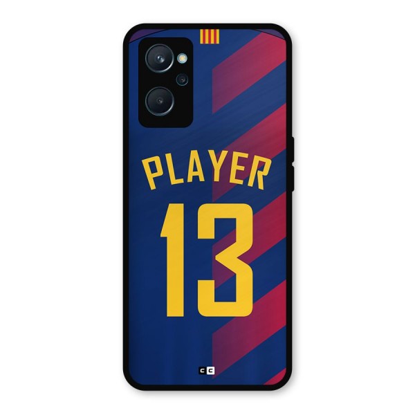 Player Thirteen Metal Back Case for Realme 9i