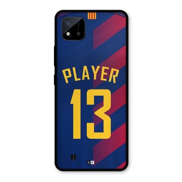 Player Thirteen Metal Back Case for Realme C11 2021