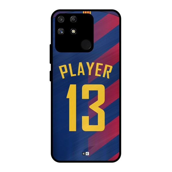 Player Thirteen Metal Back Case for Realme Narzo 50A